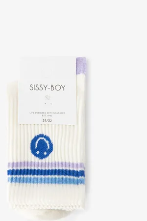 Sissy-Boy Witte sokken met smiley
