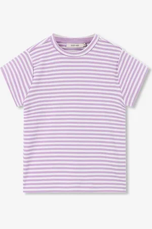 Sissy-Boy Lichtpaars gestreept T-shirt