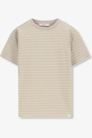 Sissy-Boy Beige t-shirt met strepen