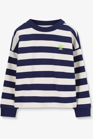 Sissy-Boy Donkerblauwe gestreepte sweater