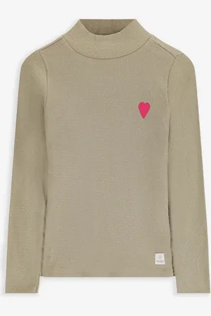 Sissy-Boy Groene longsleeve met turtle neck