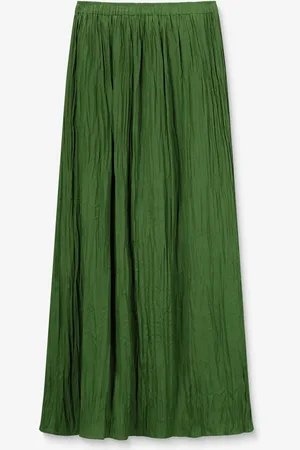 Sissy-Boy Groene geplooide maxi rok