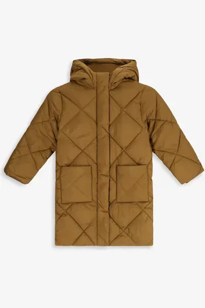 Sissy-Boy Khaki lange puffer jas