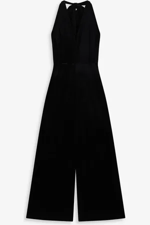Sissy-Boy Zwarte velvet halter jumpsuit