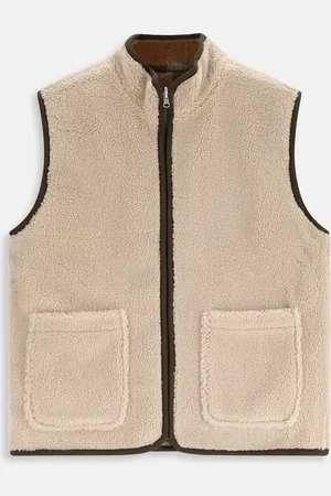 Sissy-Boy Geblokte reversible teddy bodywarmer