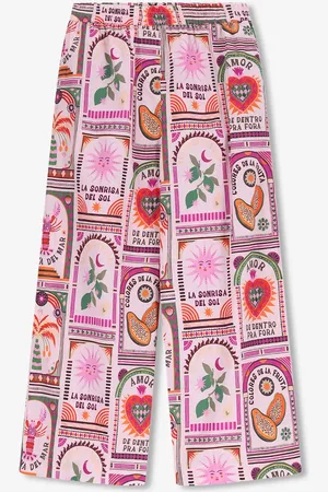 Sissy-Boy Lichtroze pull on broek met print