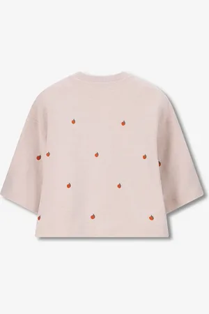 Sissy-Boy Beige sweater met embroidery