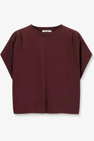 Sissy-Boy Donkerrood boxy T-shirt