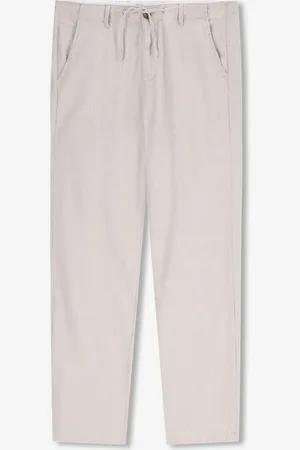 Sissy-Boy Beige linnen herringbone broek
