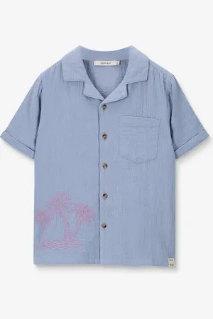 Sissy-Boy Lichtblauw overhemd met embroidery