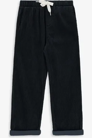 Sissy-Boy Donkergrijze corduroy pull on broek
