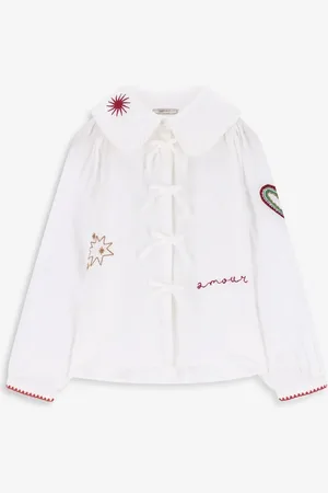 Sissy-Boy Witte blouse met embroidery
