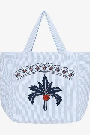 Sissy-Boy Lichtblauwe shopper met embroidery