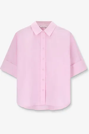 Sissy-Boy Lichtroze boxy blouse