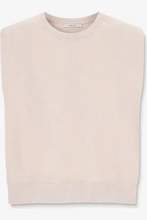 Sissy-Boy Beige mouwloze sweater