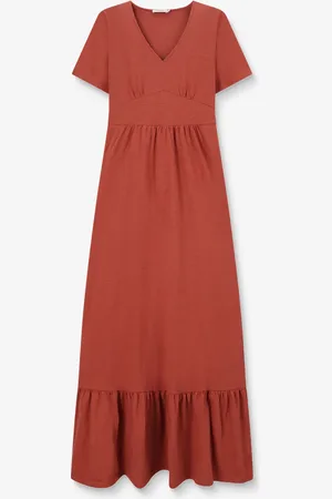 Sissy-Boy Rode jersey maxi jurk