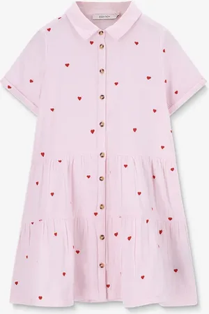 Sissy-Boy Lichtroze juk met hartjes embroidery