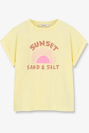 Sissy-Boy Lichtgeel T-shirt met artwork