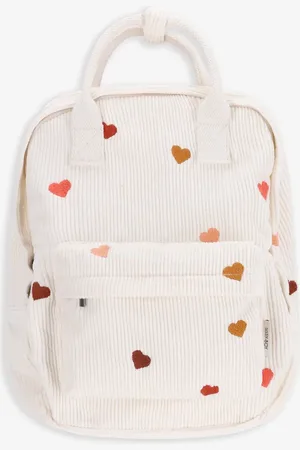 Sissy-Boy Witte rugzak met hartjes embroidery