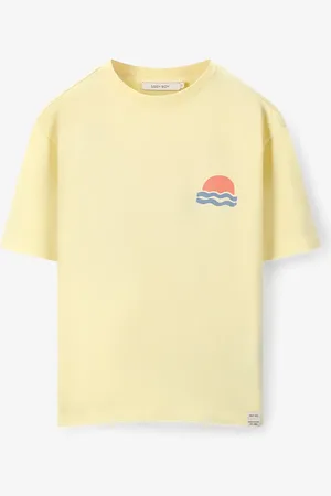 Sissy-Boy Lichtgeel t-shirt met artwork