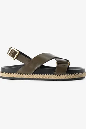 Sissy-Boy Groene plateau sandalen