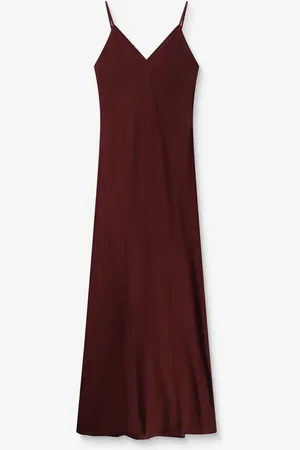 Sissy-Boy Donkerrode maxi-jurk