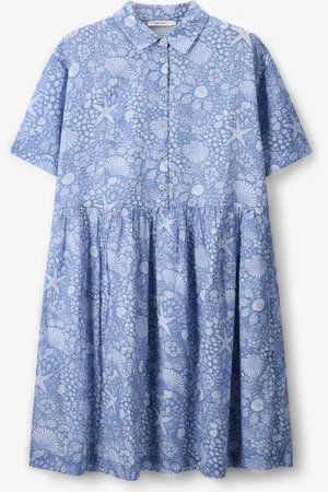 Sissy-Boy Blauwe jurk met print