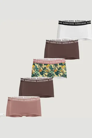 Björn Borg 5-Pack meisjes boxershorts - Minishorts