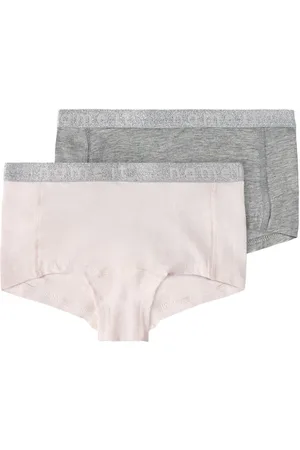 NAME IT 2-pak meisjes hipster - Organic - Kinder dames onderbroek katoen - Boxershort