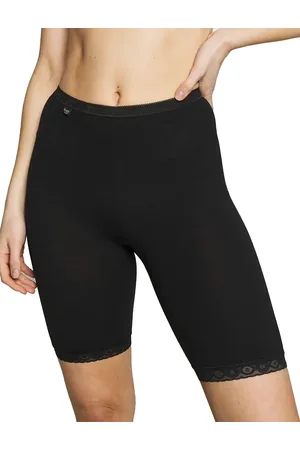Sloggi Basic Long Dames - Boxershort lange pijpjes - Broekje voor onder jurk - Katoen