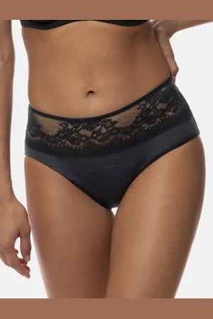 Dorina 2-pack Menstruatie Midi Slip - Menstruatie ondergoed - Lace - Kanten incontinentie ondergoed