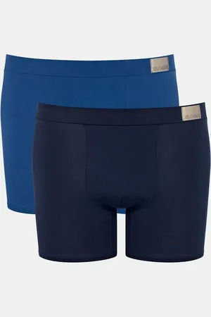 Sloggi 2-Pack heren boxershort - Natural Go - Biologisch katoenen heren onderbroeken - Platte naden voor minder irritatie