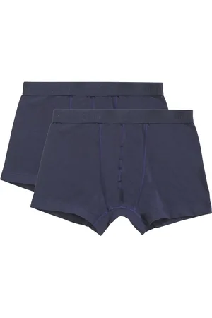 Ten Cate 2-pak Jongens boxershorts Organic - Biologisch katoenen kinder onderbroeken - Zwart - Grijs - Donkerblauw