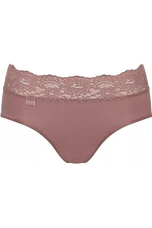 Sloggi Romance Midi - kanten dames heup slip - Microfiber dames onderbroek