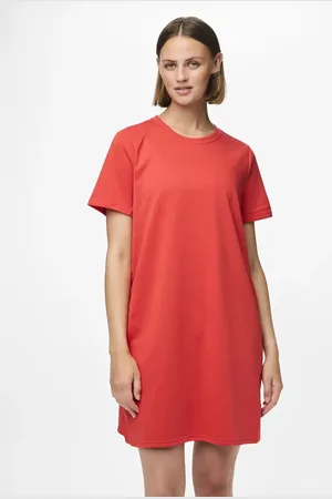Pieces® Sweat Dress - Loungewear Dress - Slaapshirt - Katoenen nachthemd