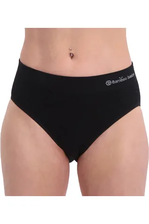 Bamboo Basics 3-pak naadloze dames heup slips Rib - Rosa - Bamboe midi slips voor vrouwen - Zacht en comfortabel