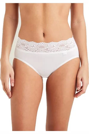 Sloggi Romance Midi - kanten dames heup slip - Microfiber dames onderbroek