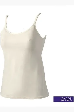AVET Hemdje spaghetti bandjes - 70191 microfiber - dames onderhemd - singlet dames - wit & zwart