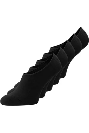 JACK & JONES 5-paar invisible Footies katoen - Lage sneakersokken - Kousenvoetjes