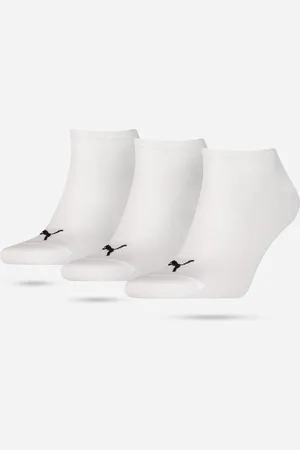 PUMA 3-Paar Sneaker sokken - Katoen - Invisible - Lage enkelsokken voor dames en heren