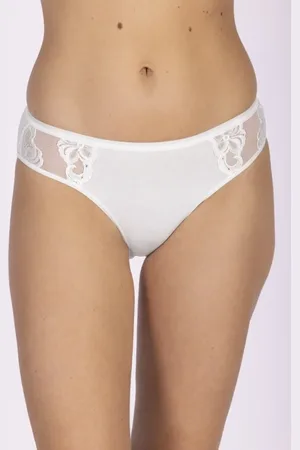 Nina Von C. Dames mini slip kant - Elastisch katoenen lage dames onderbroeken