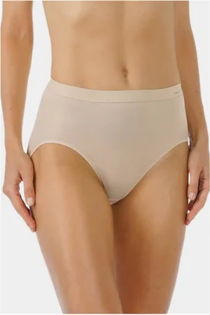 Mey Emotion - dames taille slip viscose - Comfortabele hoge dames onderbroek - Katoenen kruisje