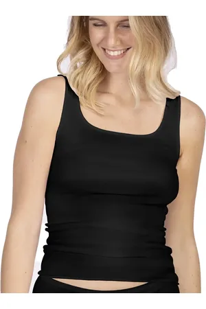 Nina Von C. Dames hemd biologisch katoen - Singlet - Biologisch - 100% katoen - wit