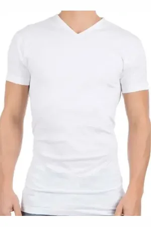 Beeren Heren T-shirt V-hals M3000, Extra Lang