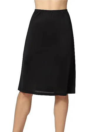 J&C JackyCeline Lange onderrok dames 65cm - Jupon - Wit - - Huidskleur