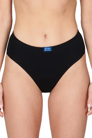 AVET Dames High leg slip 3270 sport - Dames onderbroek - kanten ondergoed -badstof kruisje - wit en