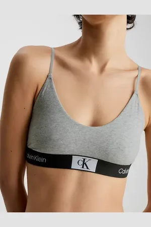 Calvin Klein Bralette Katoen - CK96 - Katoenen Bh topje met spaghetti bandjes - Zonder vulling