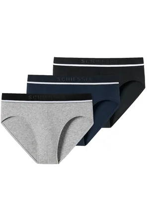Schiesser 3-pack heren Heup slip 95/5 - Biologisch katoenen midi heren onderbroeken - ondergoed heren