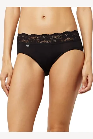 Sloggi Romance Midi - kanten dames heup slip - Microfiber dames onderbroek