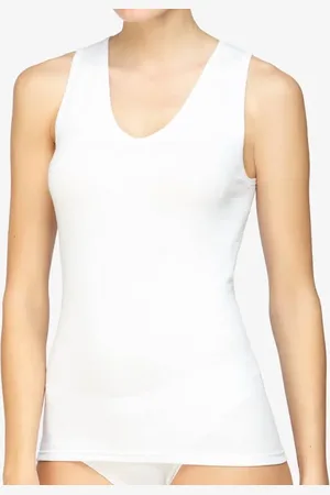 AVET Dames hemdje 7528 spencer model - Dames katoenen onderhemd V-hals - Singlet